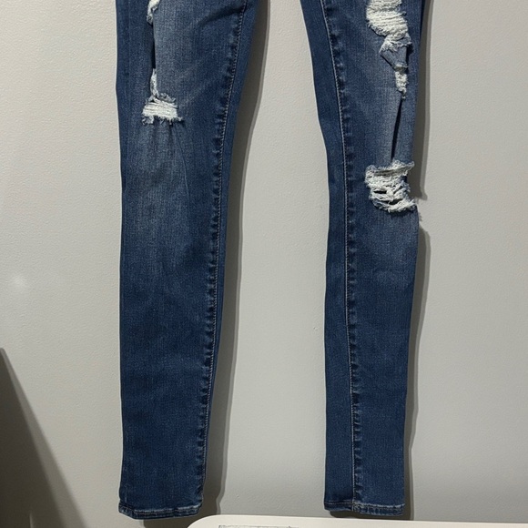 Abercrombie & Fitch jeans women’s size 00 simone ripped Distressed Skinny - Picture 4 of 11